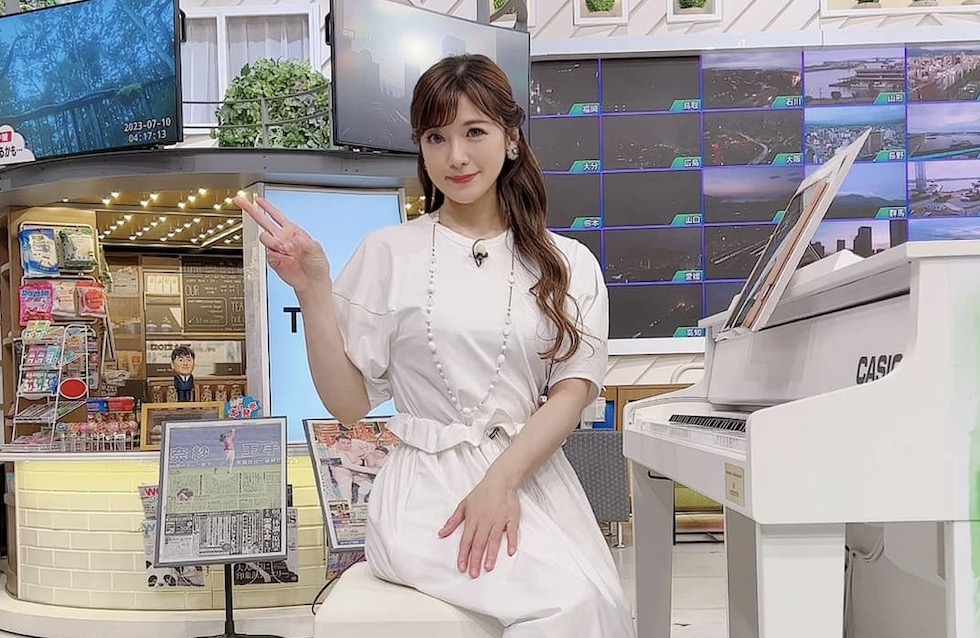 TBS「THE TIME,」出演してます🤗今朝は安定の全身白コーデ👗💓