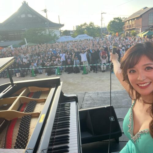 高槻ジャズスト 富田のメインステージ 太陽フォルマティックホールでソロピアノ。ご来場の皆さまに感謝です。