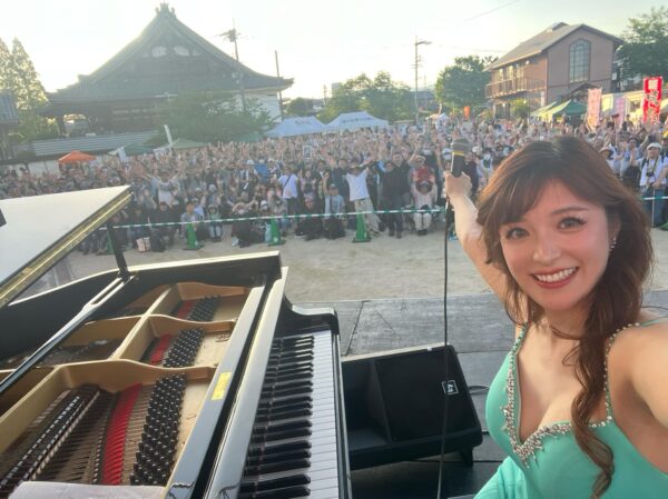 高槻ジャズスト 富田のメインステージ 太陽フォルマティックホールでソロピアノ。ご来場の皆さまに感謝です。