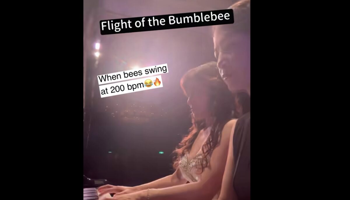 おとといの帝国ホテルインペリアルジャズ2025の ステージで大先輩ピアニストの西村由紀江さんとピアノ連弾させていただきました。