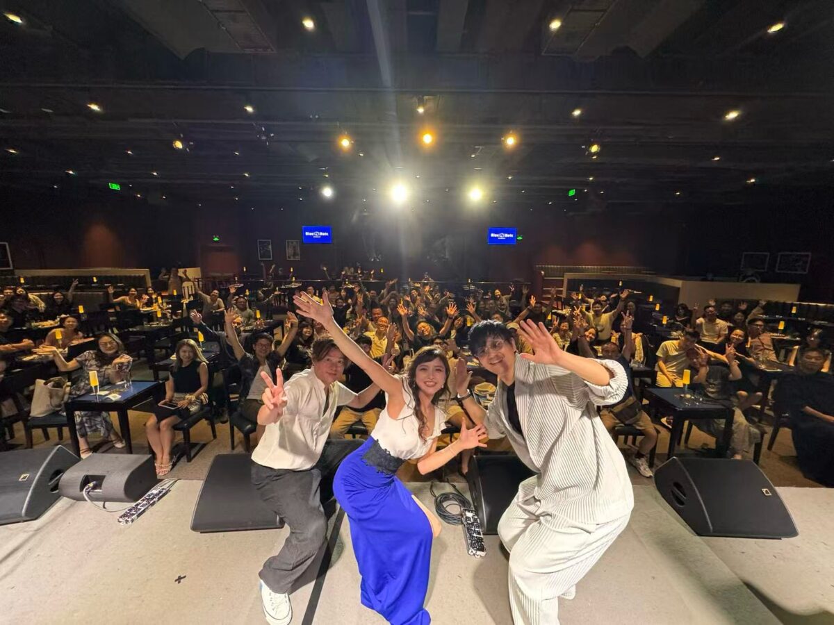 初めてのブルーノート上海公演。上海オーディエンスの皆さんと最高の夜になりました…！
